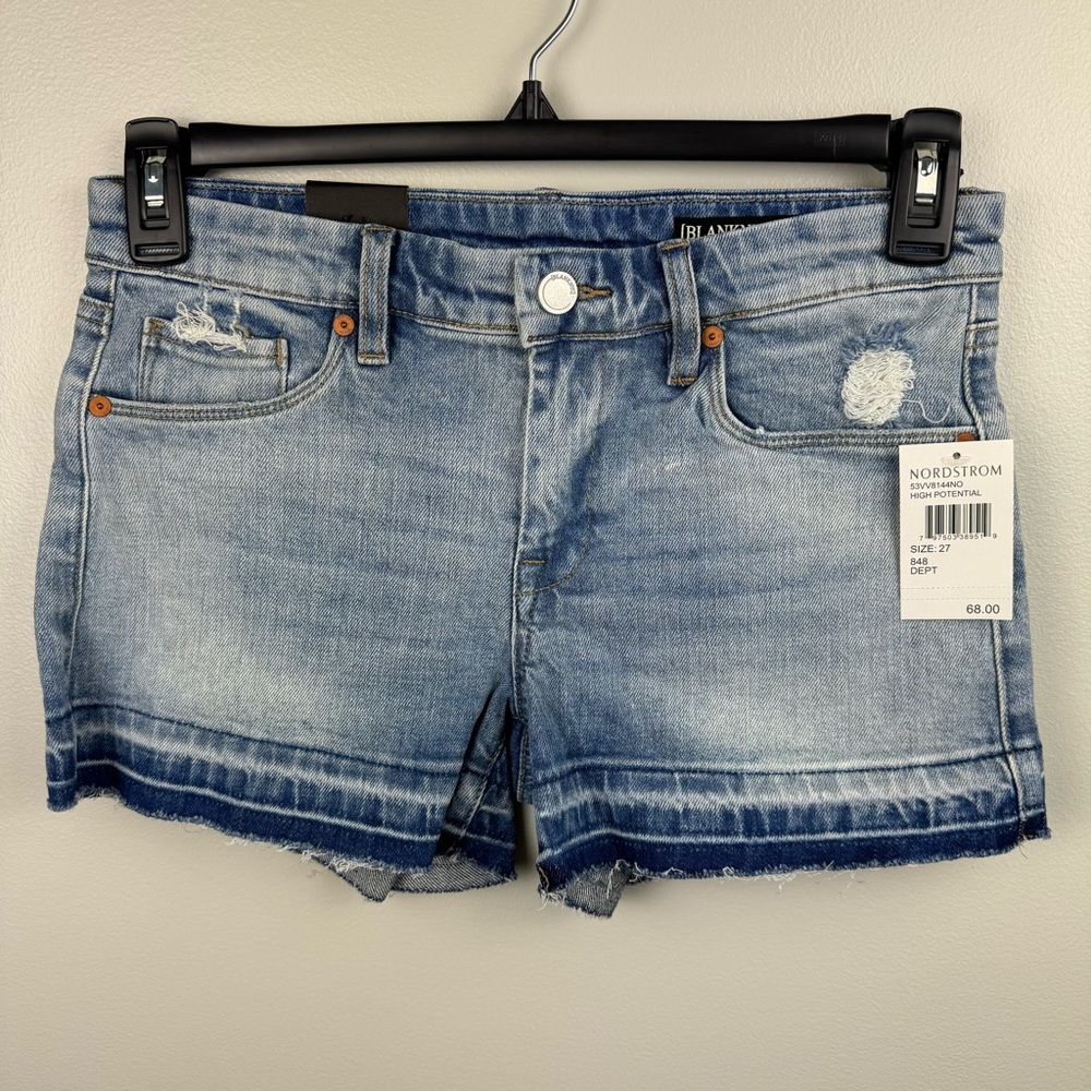 BLANK NYC The Essex Classic Cut-off Jean Shorts  27